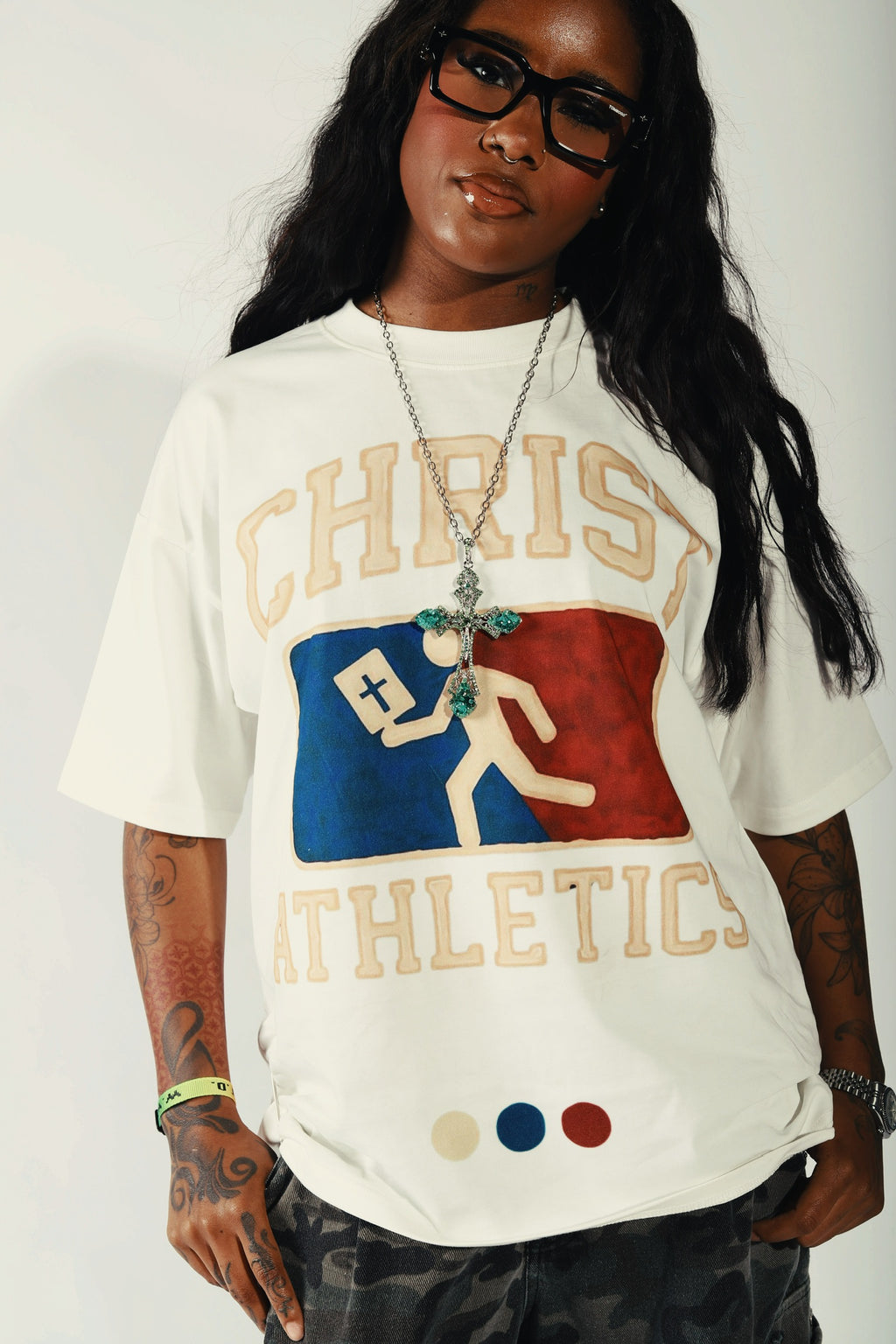 Christian Athletics White Tee