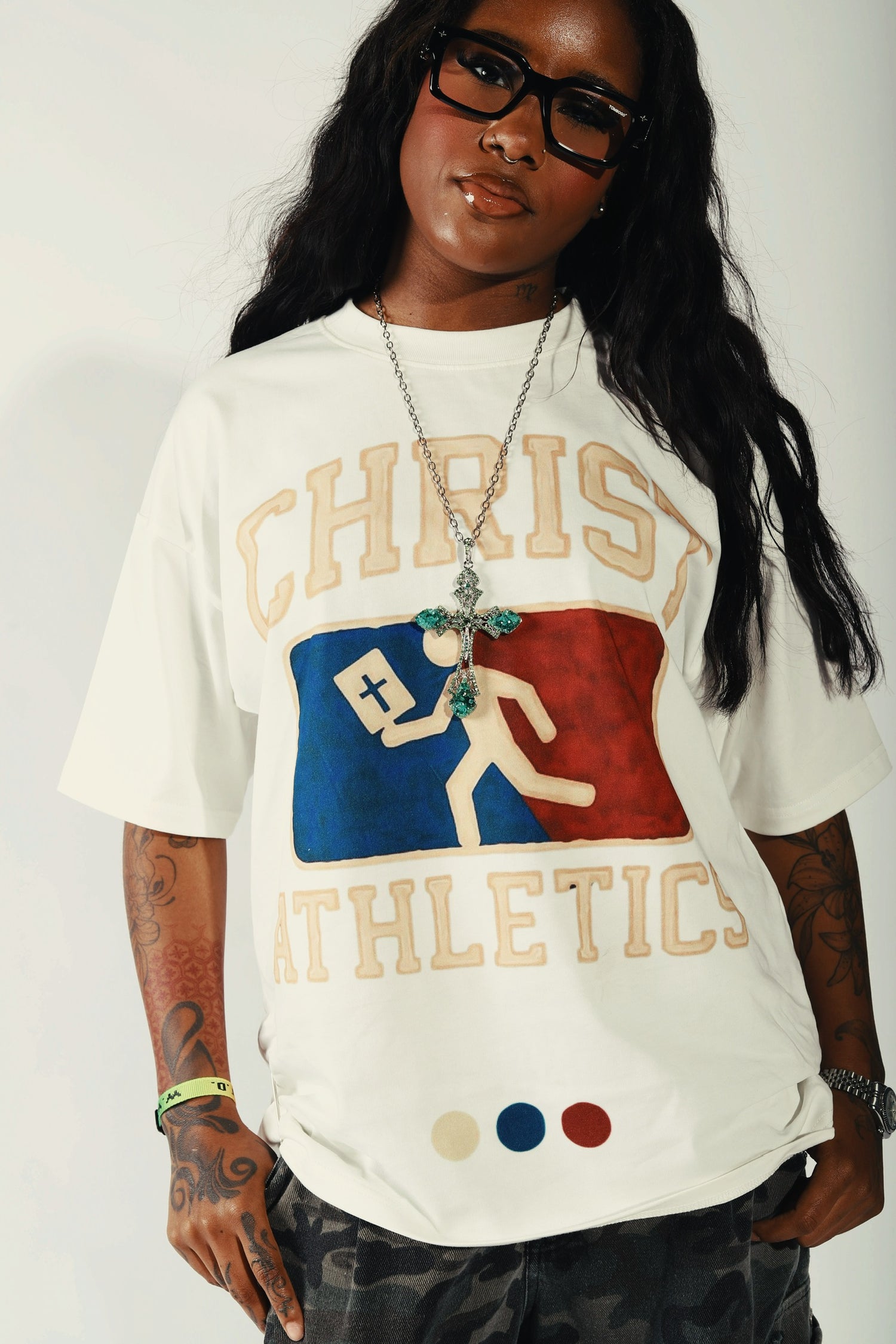 Christian Athletics White Tee