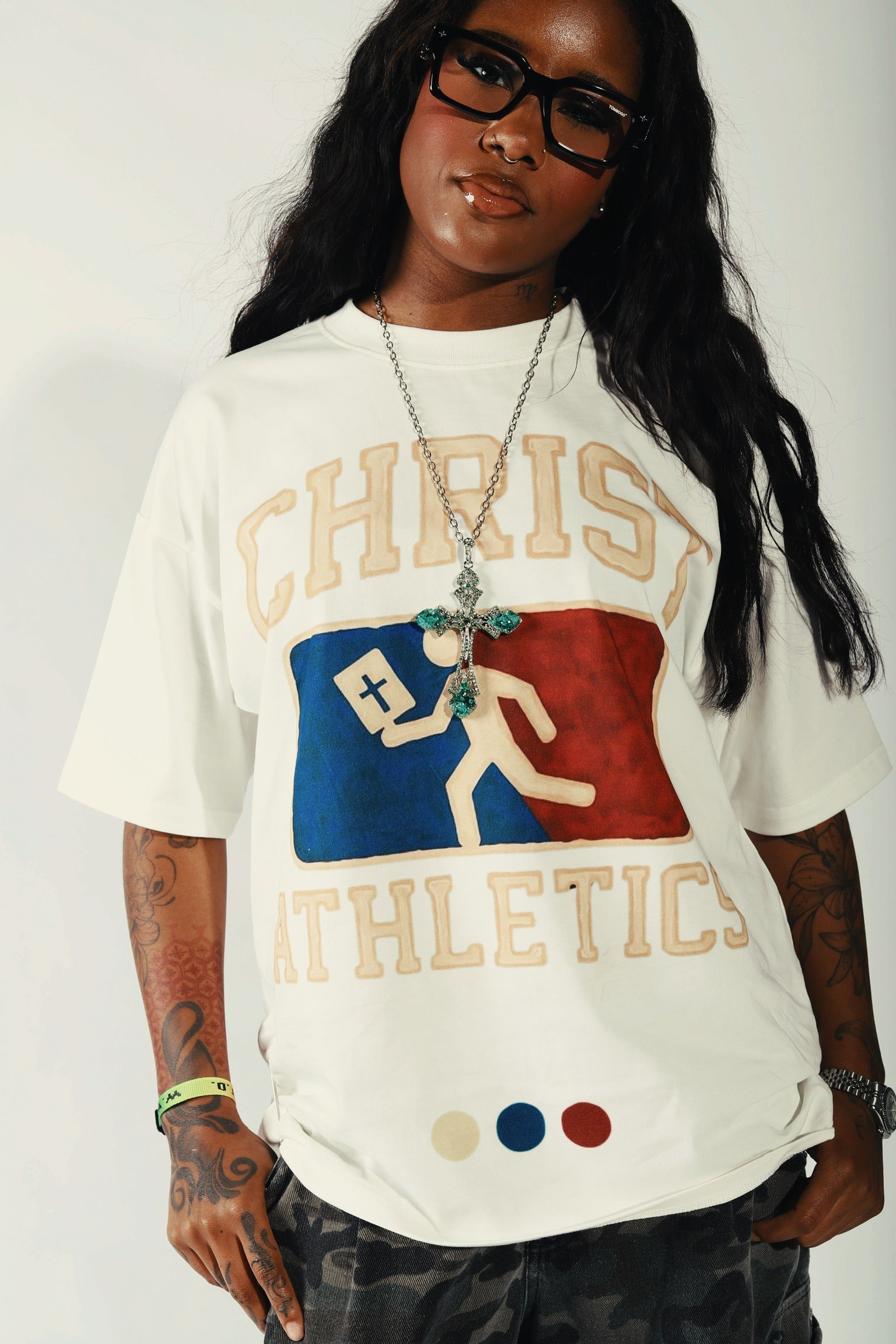 Christian Athletics White Tee